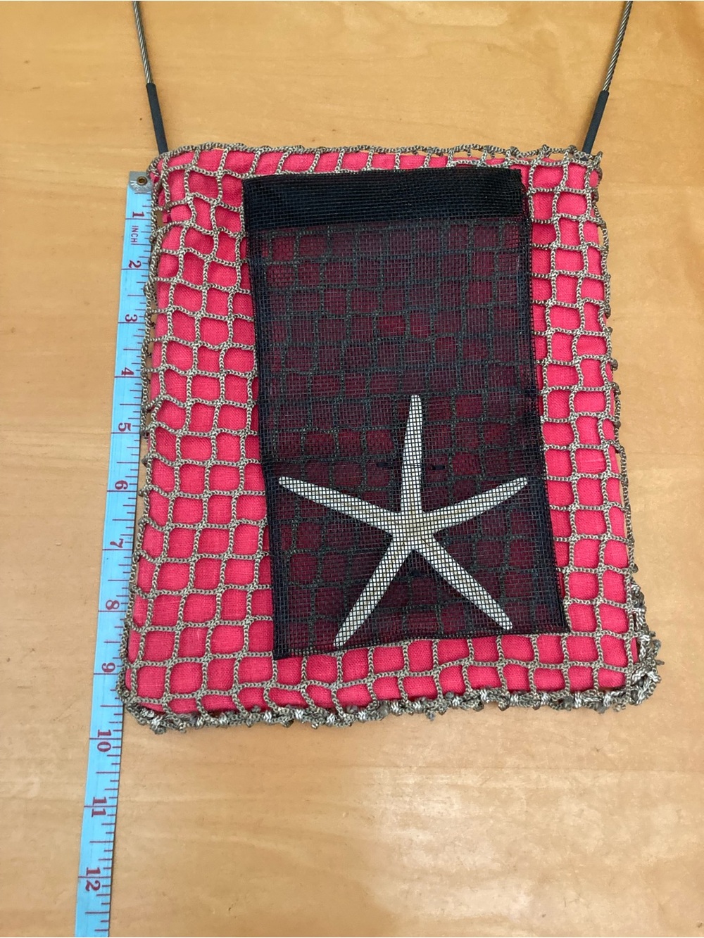 Maine Bait Bags Owl’s Head Maine Coastal Nautical Starfish Purse - Picture 4 of 5